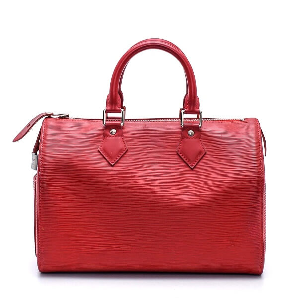 Louis Vuitton - Red Epi Leather Speedy 25 Bag